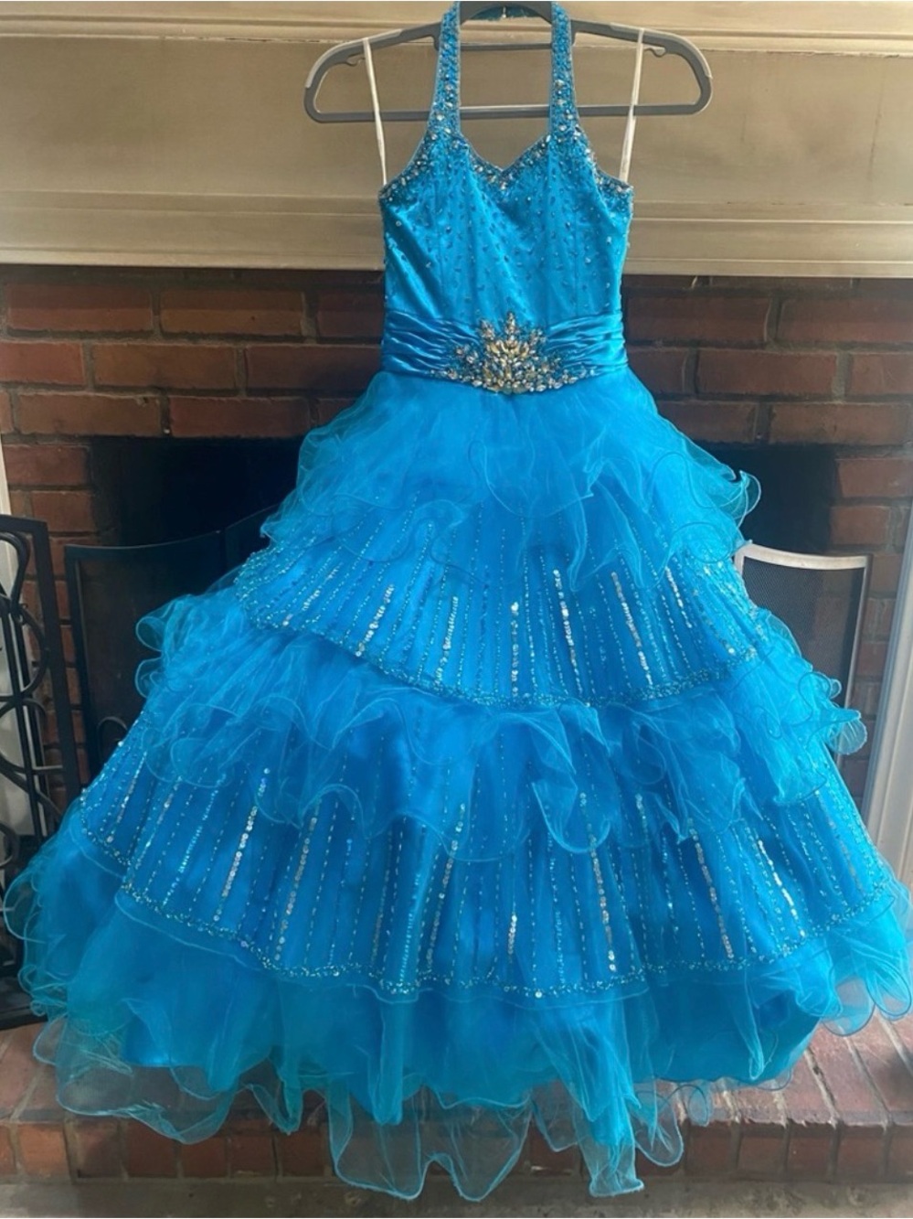 Little girls pageant dresses lot of 4 dresses